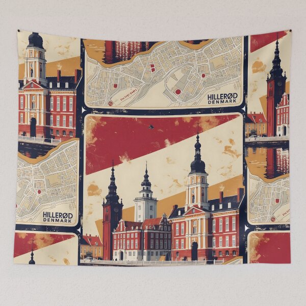Item preview, Hillerod Denmark 1950s Vintage Travel Tourism designed and sold by TravelersGems.
