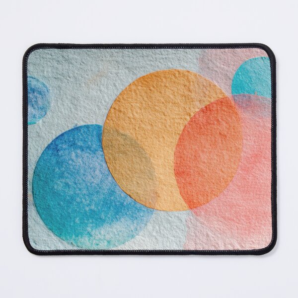 Item preview, Vibrant circles on soft bg designed and sold by anytka.