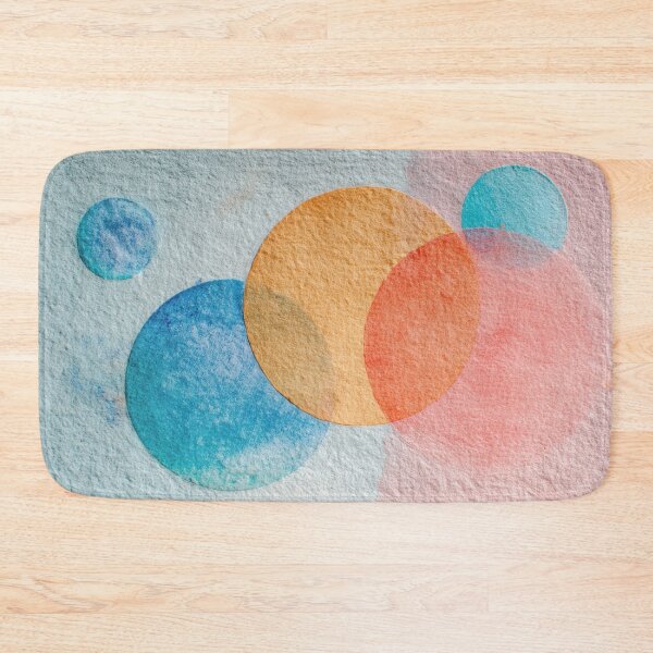 Item preview, Vibrant circles on soft bg designed and sold by anytka.
