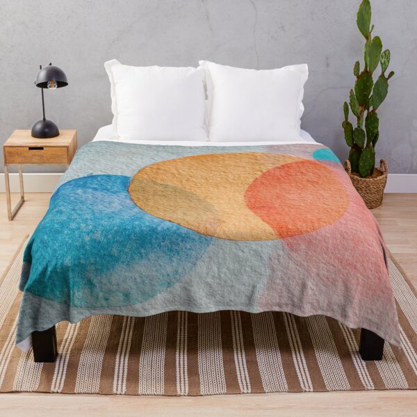 Item preview, Vibrant circles on soft bg designed and sold by anytka.