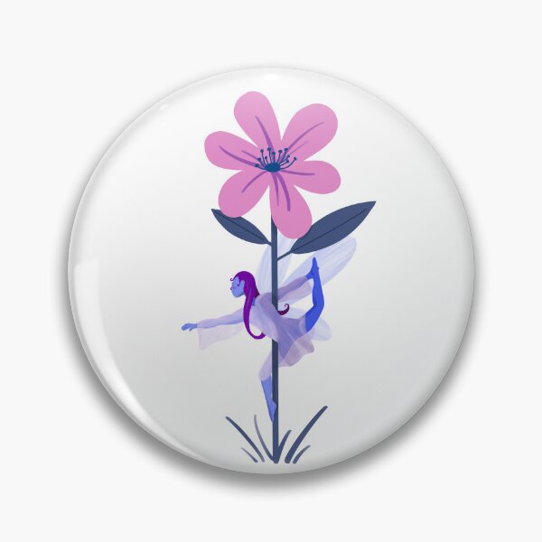 Item preview, Little fairy dancing around a flower designed and sold by Tlu-illus.