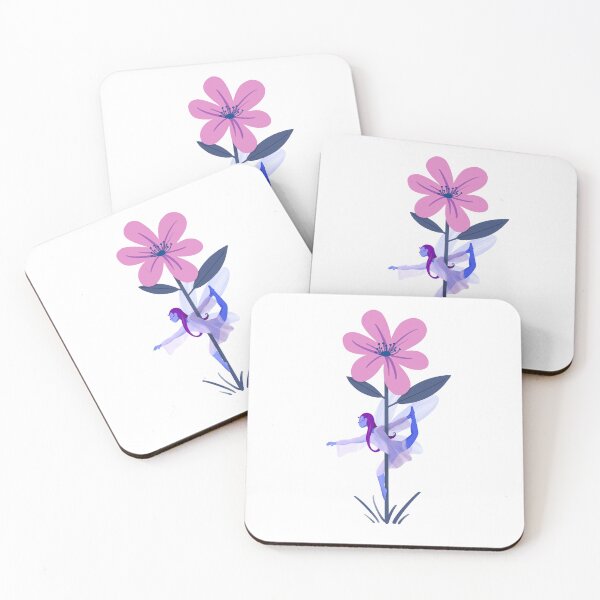 Item preview, Little fairy dancing around a flower designed and sold by Tlu-illus.