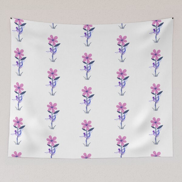 Item preview, Little fairy dancing around a flower designed and sold by Tlu-illus.