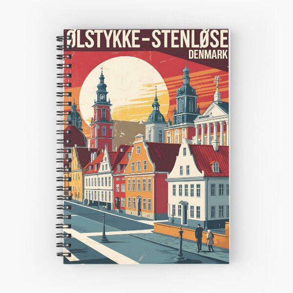 Item preview, Olstykke Denmark 1950s Vintage Travel Tourism designed and sold by TravelersGems.