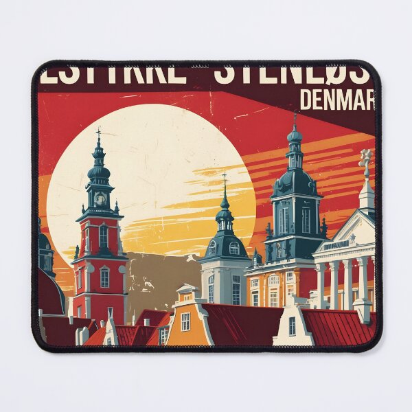Item preview, Olstykke Denmark 1950s Vintage Travel Tourism designed and sold by TravelersGems.