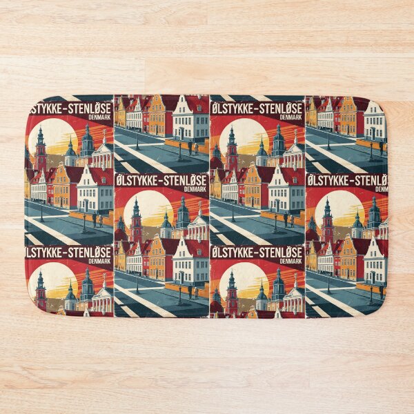 Item preview, Olstykke Denmark 1950s Vintage Travel Tourism designed and sold by TravelersGems.