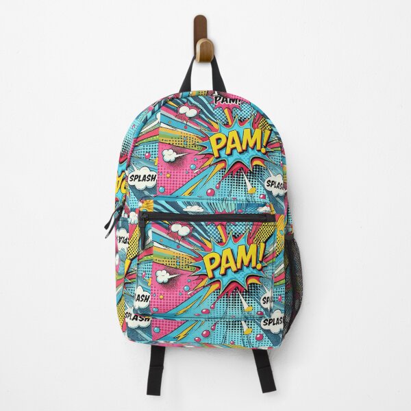 Item preview, Colorful pop art design with onomatopoeia BAM WOW PAF  designed and sold by BCA Collection.
