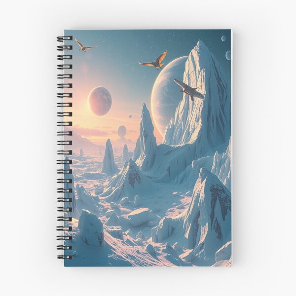 Item preview, Surreal Winter Dreamscape - Cosmic Lights & Fantasy Vibes designed and sold by FotoworldEdel.