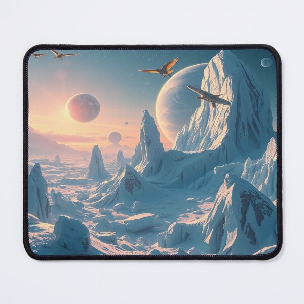 Item preview, Surreal Winter Dreamscape - Cosmic Lights & Fantasy Vibes designed and sold by FotoworldEdel.