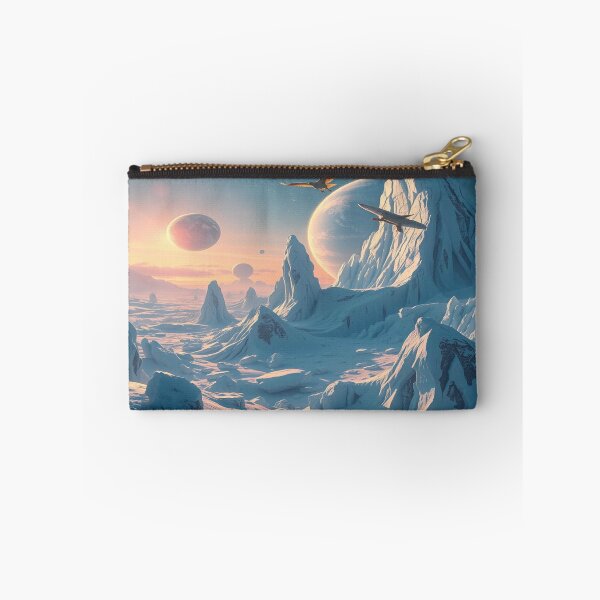 Item preview, Surreal Winter Dreamscape - Cosmic Lights & Fantasy Vibes designed and sold by FotoworldEdel.
