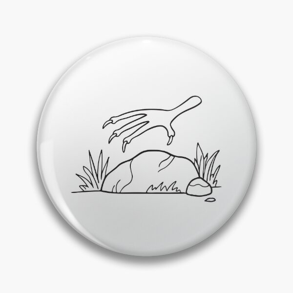 Item preview, A talon reaching from behind a rock designed and sold by rasagamastore.