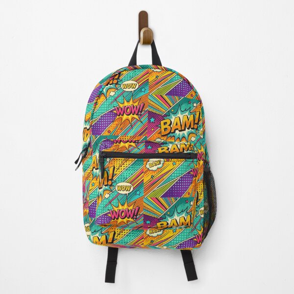 Item preview, Colorful pop art design with onomatopoeia BAM WOW PAF  designed and sold by BCA Collection.