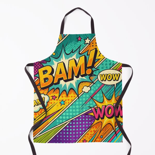 Item preview, Colorful pop art design with onomatopoeia BAM WOW PAF  designed and sold by BCA Collection.
