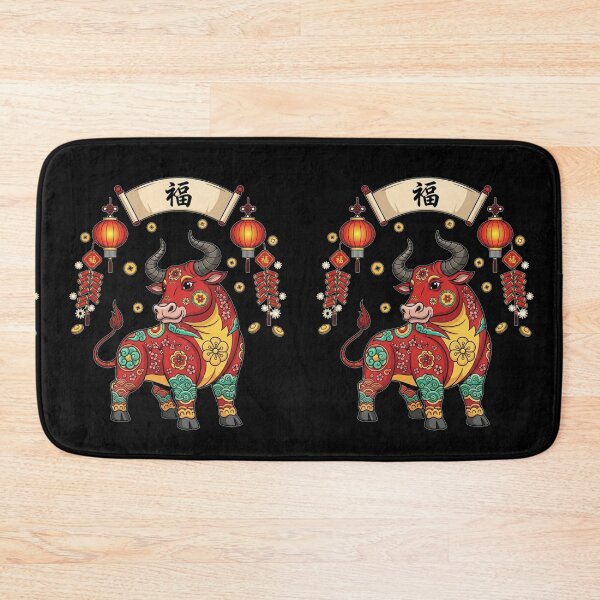 Item preview, Auspicious Ox Celebration designed and sold by ZodiacWonders.