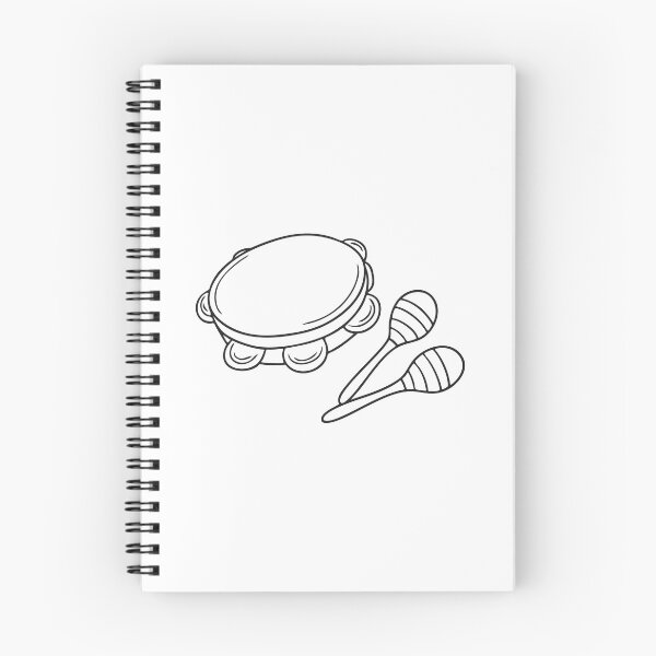 Item preview, A tambourine lying beside a pair of maracas designed and sold by rasagamastore.