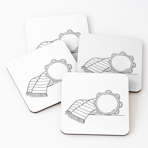 Item preview, A tambourine next to scarves on the floor designed and sold by rasagamastore.