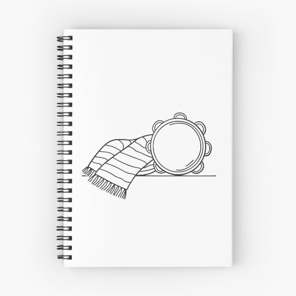 Item preview, A tambourine next to scarves on the floor designed and sold by rasagamastore.