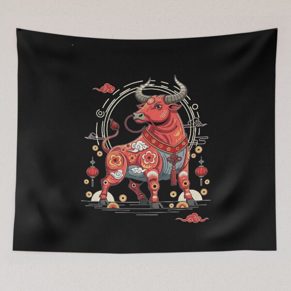 Item preview, Auspicious Ox Guardian designed and sold by ZodiacWonders.