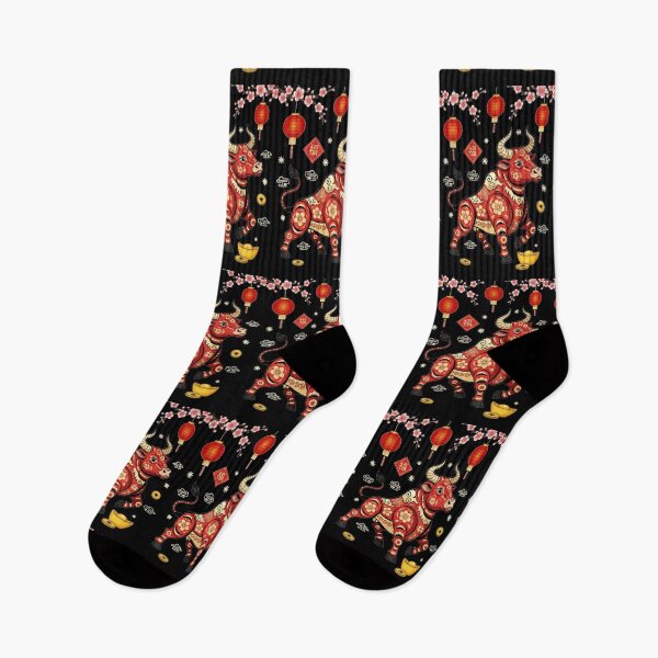 Item preview, Red Ox, Fortune Blossoms designed and sold by ZodiacWonders.