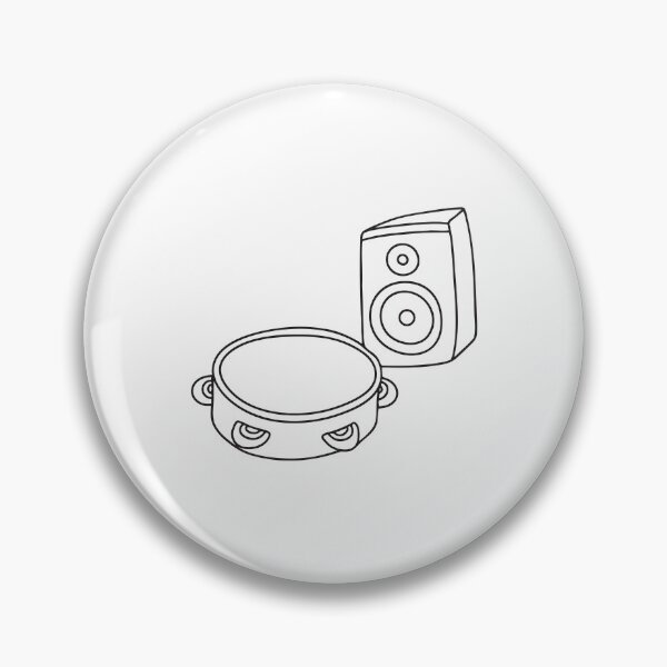 Item preview, A tambourine resting near a speaker designed and sold by rasagamastore.