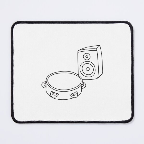Item preview, A tambourine resting near a speaker designed and sold by rasagamastore.