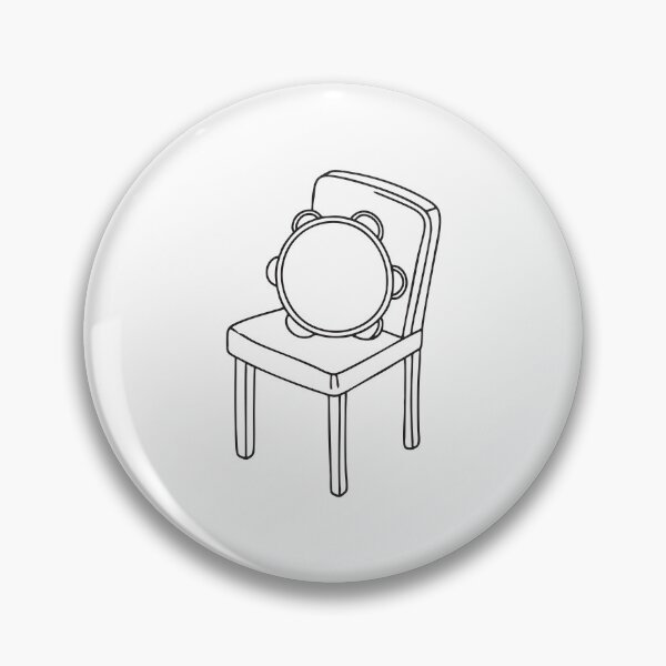 Item preview, A tambourine resting on top a chair designed and sold by rasagamastore.