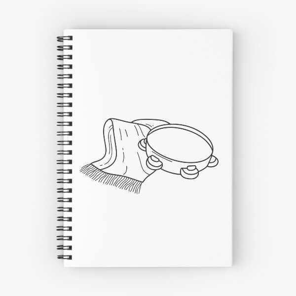 Item preview, A tambourine rests next to scarves on the floor designed and sold by rasagamastore.