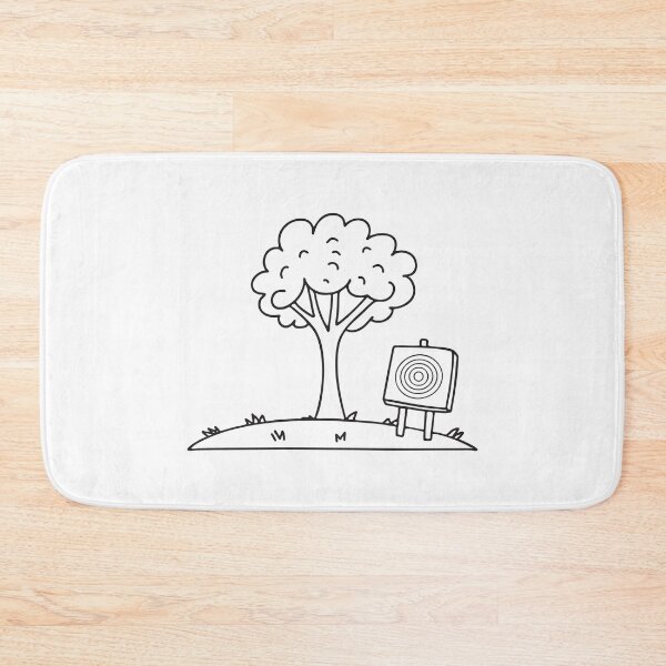 Item preview, A target board on beside tree in a clearing designed and sold by rasagamastore.