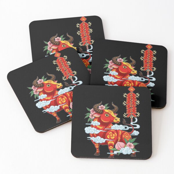 Item preview, Auspicious Ox, New Year's Bliss designed and sold by ZodiacWonders.