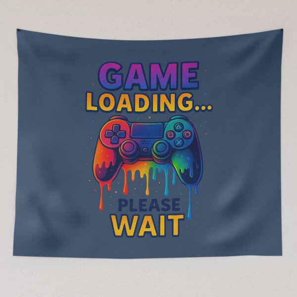 Artikelvorschau, Gaming Controller – Game Loading Please Wait entworfen und verkauft von LiLeDesigns.