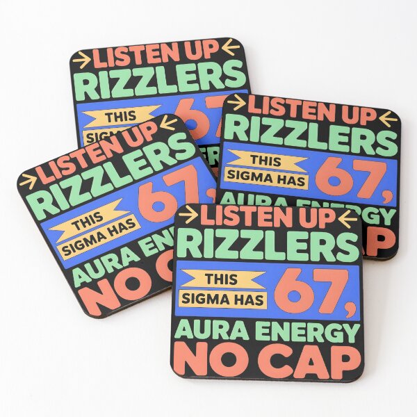 Item preview, Listen Up Rizzlers This Sigma Has 67 Aura Energy Six Seven designed and sold by BLZART.