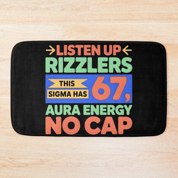 Item preview, Listen Up Rizzlers This Sigma Has 67 Aura Energy Six Seven designed and sold by BLZART.