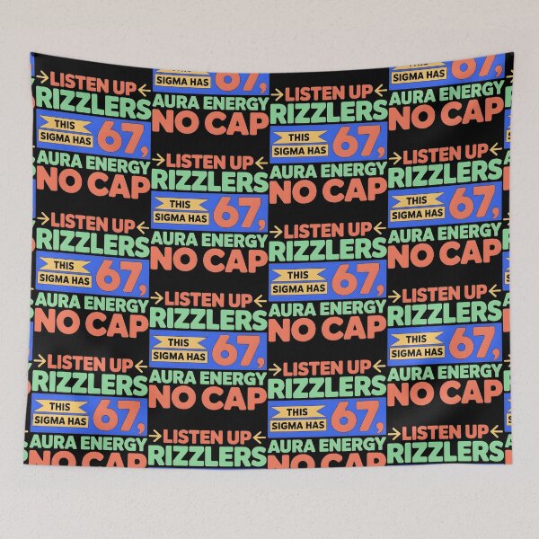 Item preview, Listen Up Rizzlers This Sigma Has 67 Aura Energy Six Seven designed and sold by BLZART.