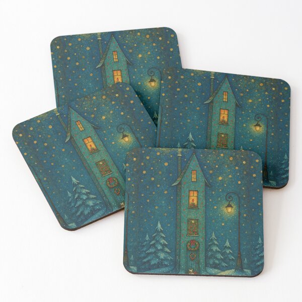 Item preview, Whimsical Christmas Houses designed and sold by Ewa Miller.