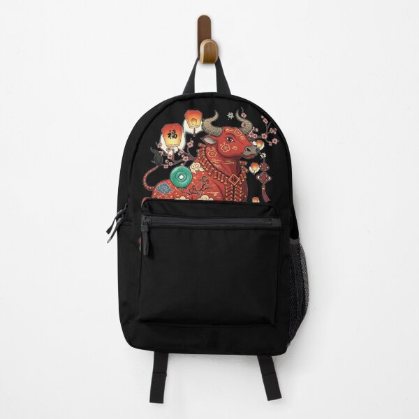 Item preview, Auspicious Red Ox Celebration designed and sold by ZodiacWonders.