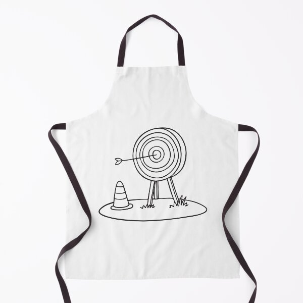 Item preview, A target with stand on grass beside a small cone designed and sold by rasagamastore.