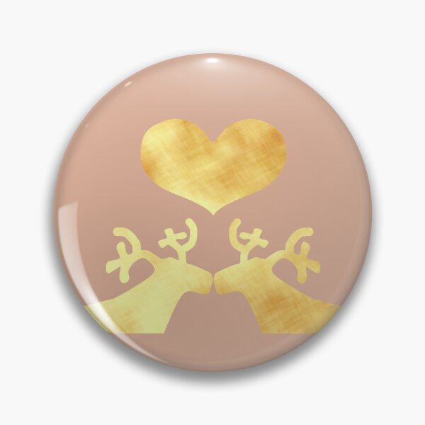 Item preview, Golden Reindeer couple on creme - Calm, Sensory-Friendly designed and sold by CreaTwinkles.