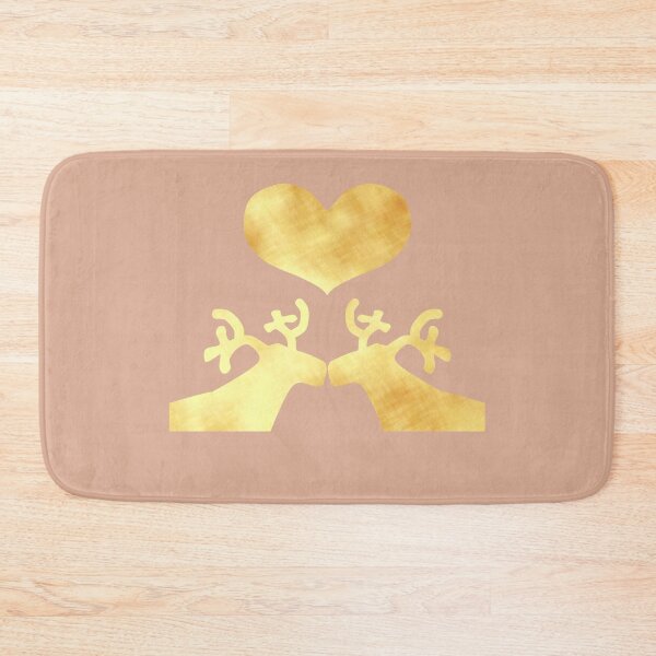 Item preview, Golden Reindeer couple on creme - Calm, Sensory-Friendly designed and sold by CreaTwinkles.