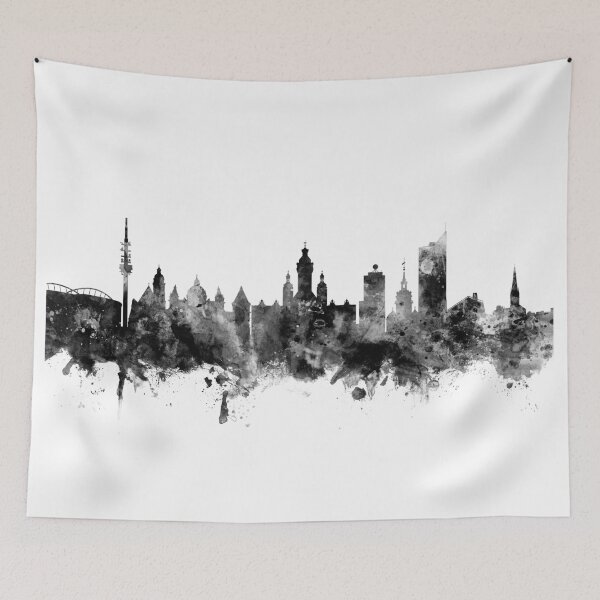 Item preview, Leipzig Germany Skyline designed and sold by ArtPrints.