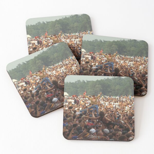 Item preview, Concert Fans Body Surfing Across The Crowd At Woodstock 94 - Photograph designed and sold by ConcertImages.