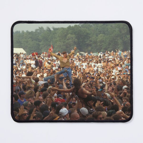 Item preview, Concert Fans Body Surfing Across The Crowd At Woodstock 94 - Photograph designed and sold by ConcertImages.