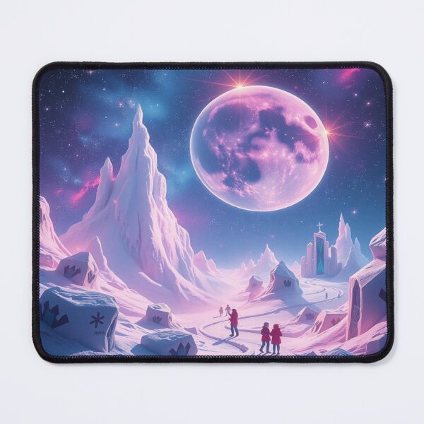 Item preview, Surreal Winter Dreamscape - Cosmic Lights & Fantasy Vibes designed and sold by FotoworldEdel.