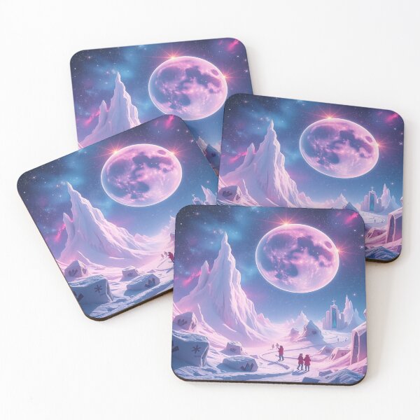 Item preview, Surreal Winter Dreamscape - Cosmic Lights & Fantasy Vibes designed and sold by FotoworldEdel.