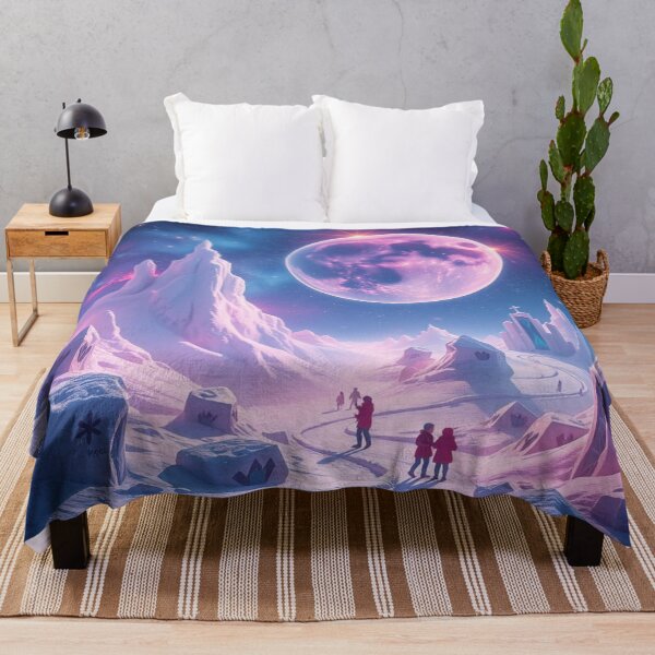 Item preview, Surreal Winter Dreamscape - Cosmic Lights & Fantasy Vibes designed and sold by FotoworldEdel.