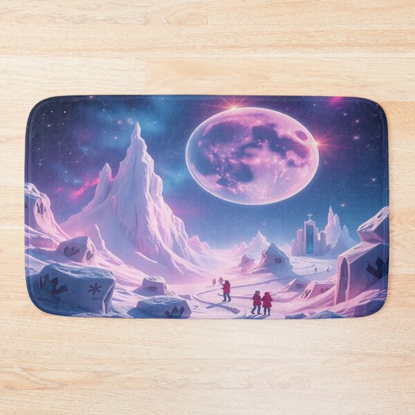 Item preview, Surreal Winter Dreamscape - Cosmic Lights & Fantasy Vibes designed and sold by FotoworldEdel.
