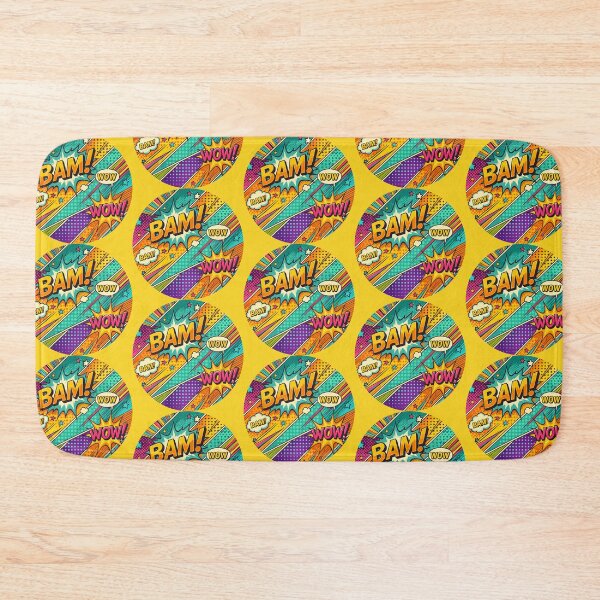 Item preview, Colorful pop art design with onomatopoeia BAM WOW PAF  designed and sold by BCA Collection.