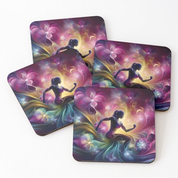 Item preview, Cosmic Power Woman in Motion designed and sold by AI-Only Creations.