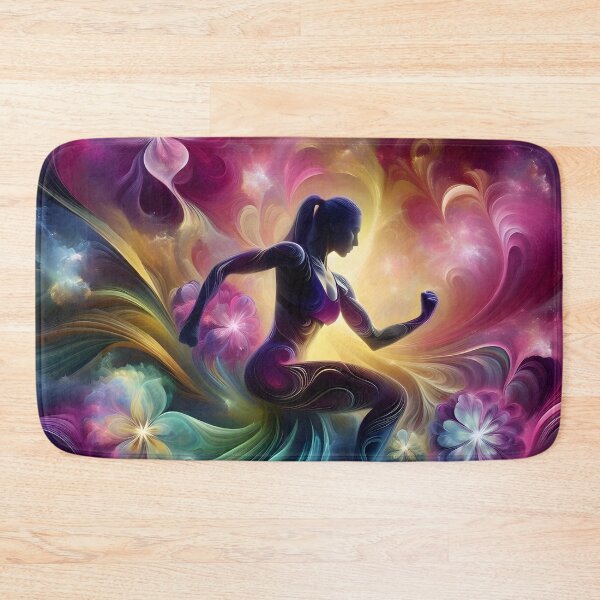 Item preview, Cosmic Power Woman in Motion designed and sold by AI-Only Creations.