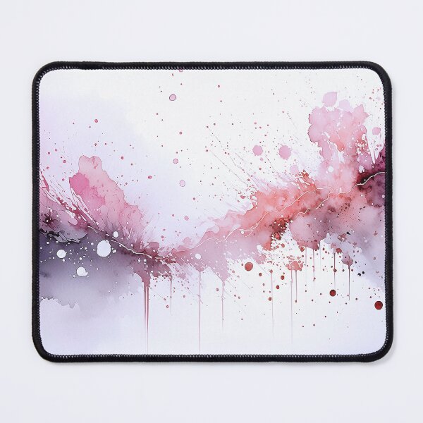 Item preview, Watercolor illustration of mix of orange and brown splashes, suggesting motion and artistic chaos Generative Ai. designed and sold by homydesign.