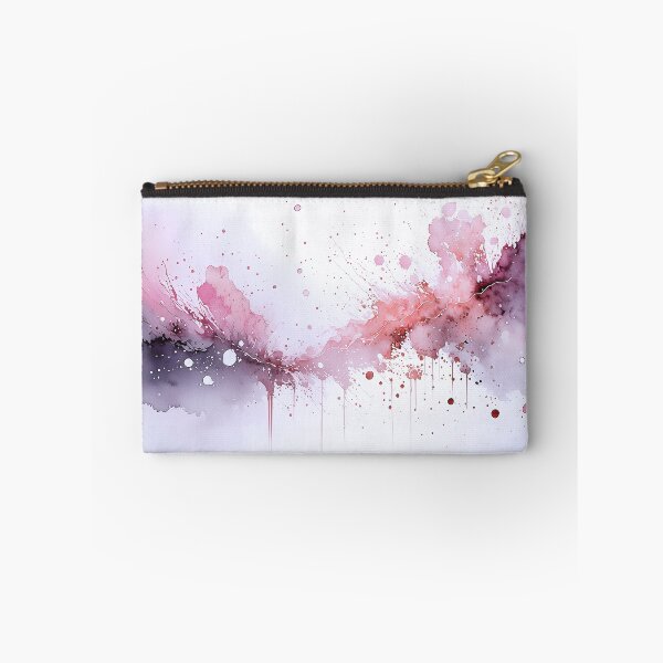 Item preview, Watercolor illustration of mix of orange and brown splashes, suggesting motion and artistic chaos Generative Ai. designed and sold by homydesign.